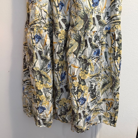 Abercrombie & Fitch Plunge Floral Tropical V-Neck Maxi Dress - Picture 5 of 7